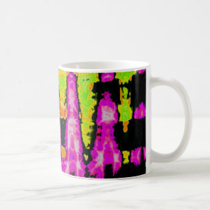 Caneca De Café Belo padrão de cores da água