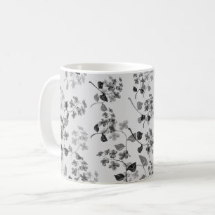 Caneca De Café Belo padrão floral sem descontinuidades esqueça-me