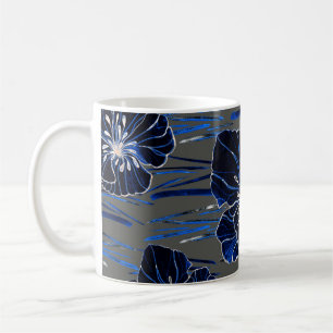 Caneca De Café Belo padrão sem costura com aquarela estilizada