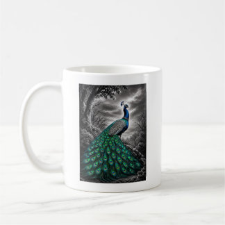 Caneca De Café Belo Pavão Místico