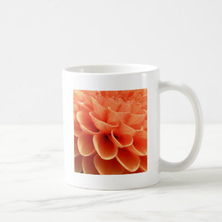 Caneca De Café Belo Peach Colorida Dahlia Flores