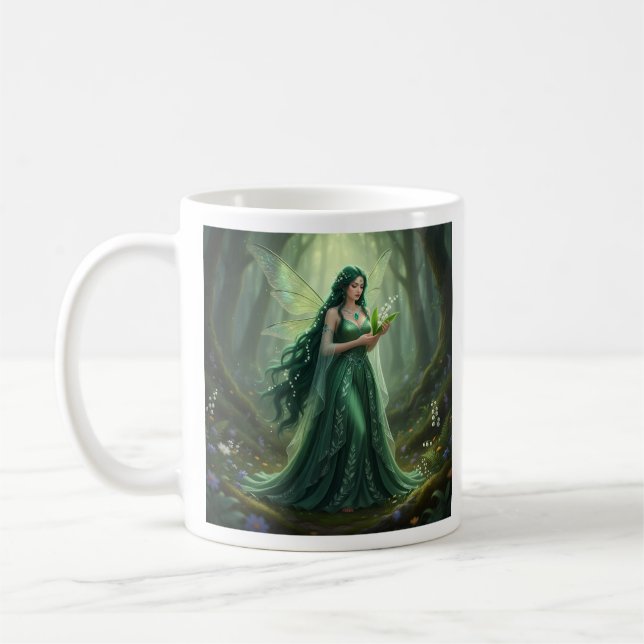 Caneca De Café Belo polo de maio, Emerald Fairy (Esquerda)
