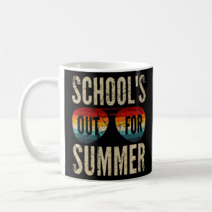 Caneca De Café Belo Retrô No Último Dia Das Escolas Para O Sumo