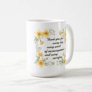 Caneca De Café Belo Sentimento para Envoltório de Mãe