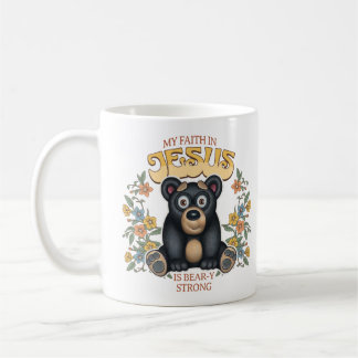 Caneca De Café Belo Urso Minha Fé é Forte para o Urso Y