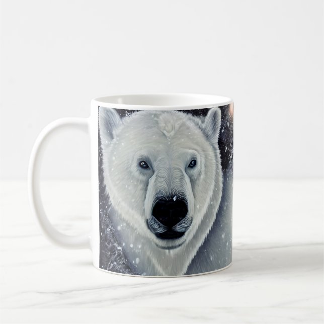 Caneca De Café Belo Urso Polar (Esquerda)