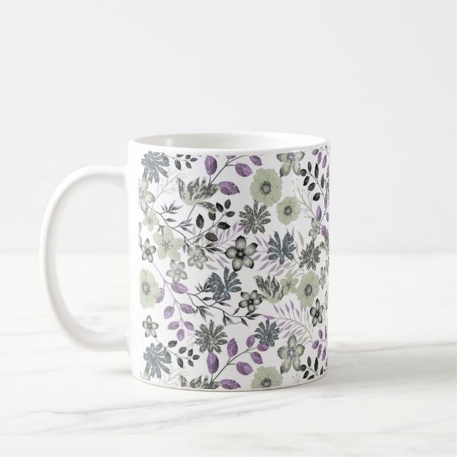 Caneca De Café Belos Flores da Estação (Esquerda)