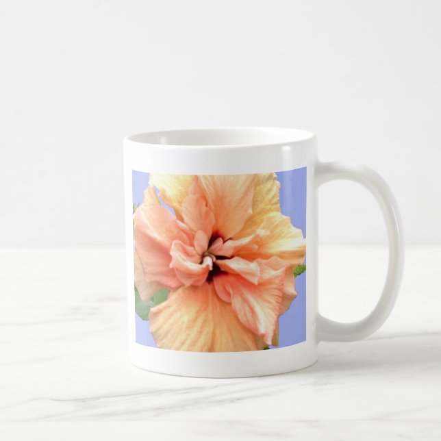 Caneca De Café Belos Plumeria Rosa e Amarela (Direita)