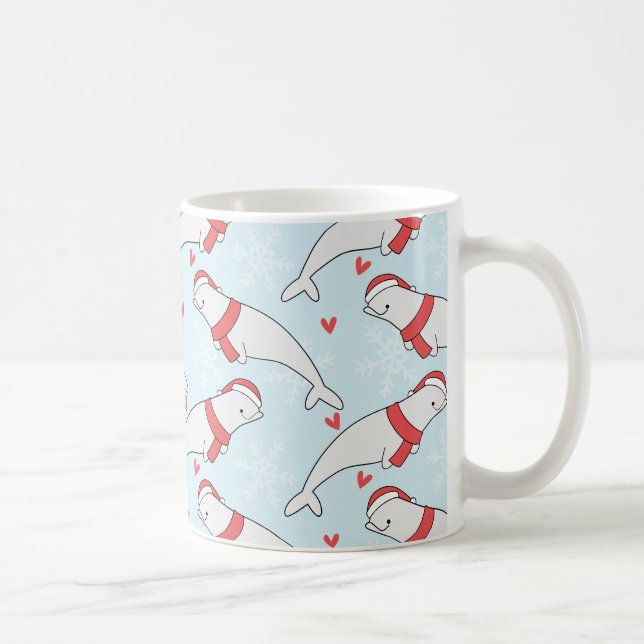 Caneca De Café Beluga Christmas Mug (Direita)