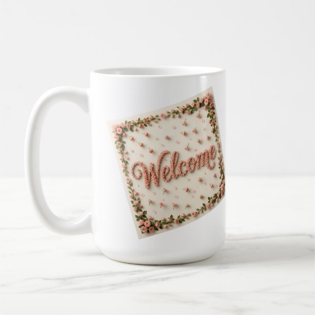 Caneca De Café Bem-vindo (Esquerda)