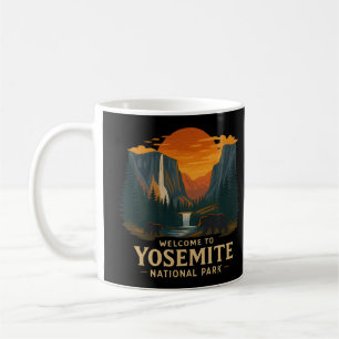 Caneca De Café Bem-vindo à Embroiderme Yosemite Nacional EUA