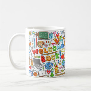 Caneca De Café Bem-Vindo À Escola