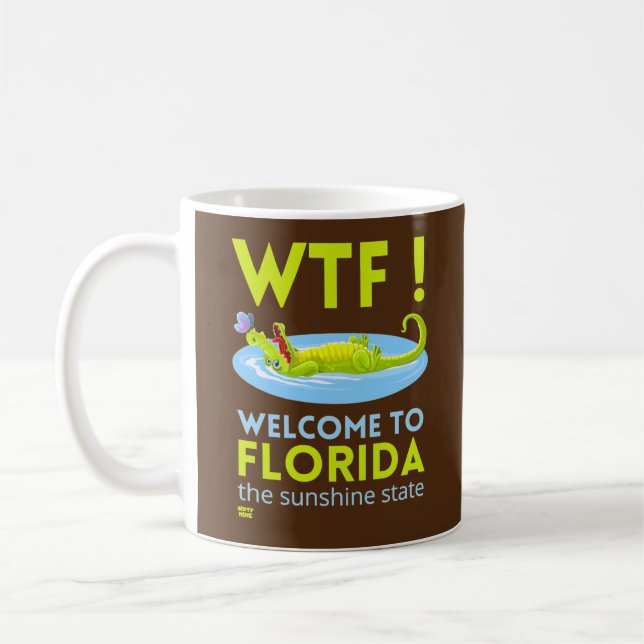 CANECA DE CAFÉ "BEM-VINDO À FLORIDA"     (Esquerda)