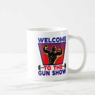 Caneca De Café Bem-Vindo À Malhação Do Show De Arma E À Construçã