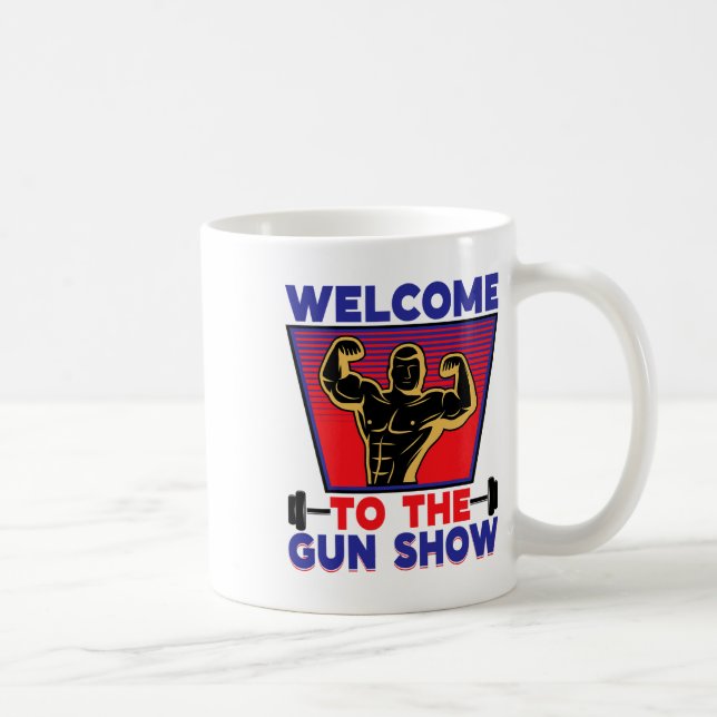 Caneca De Café Bem-Vindo À Malhação Do Show De Arma E À Construçã (Direita)