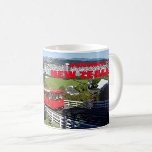 Caneca De Café Bem-vindo a - Nova Zelândia - Wellington