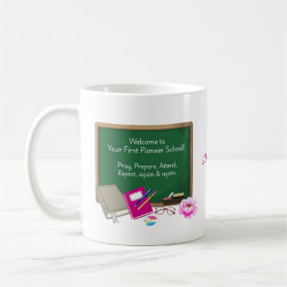 Caneca De Café Bem-vindo à Primeira Escola Pioneira - Irmã
