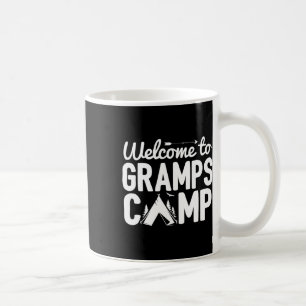 Caneca De Café Bem-vindo ao Acampamento do Vovô Camping Distresse