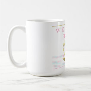 CANECA DE CAFÉ BEM-VINDO AO DESIGN DE PROFESSORES DOMÉSTICOS EM C