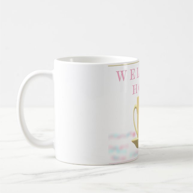 CANECA DE CAFÉ BEM-VINDO AO DESIGN DE PROFESSORES DOMÉSTICOS EM C (Esquerda)