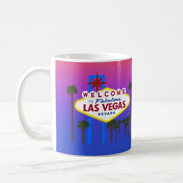 Caneca De Café Bem-vindo ao Sinal de Las Vegas #3 Mug (Esquerda)