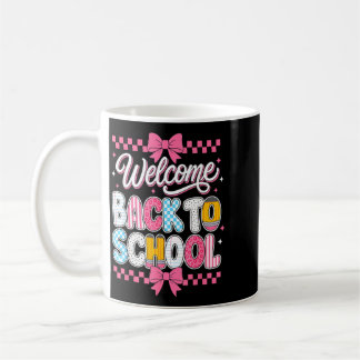 Caneca De Café Bem-vindo de Volta à Escola Professora Sala de Aul