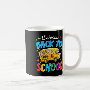 Caneca De Café Bem-vindo de Volta ao Motorista de Ônibus Escolar