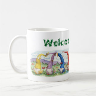 Caneca De Café Bem-vindo Gnomo