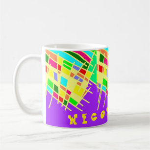 Caneca De Café Bem-vindos a casa, brita e a mensagem