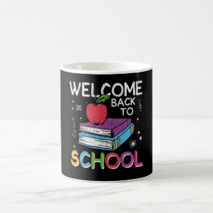 Caneca De Café Bem-vindos à Escola de Volta Primeira Classe Prof