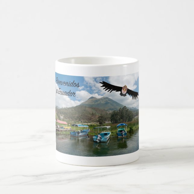 Caneca De Café Bem-vindos ao Equador (Centro)