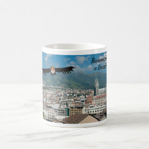 Caneca De Café Bem-vindos ao Equador