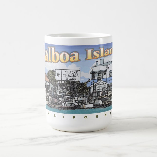 Caneca De Café Bem-vindos ao Mug da Ilha Balboa (Centro)