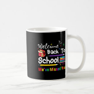 Caneca De Café Bem-vindos de volta à escola... ... ... ... ... ..