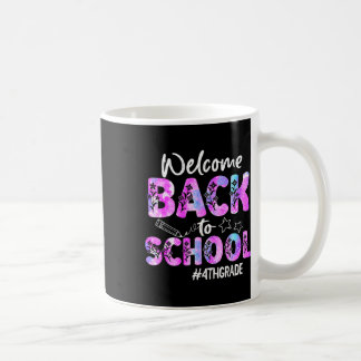 Caneca De Café Bem-vindos de volta à escola no 4º ano