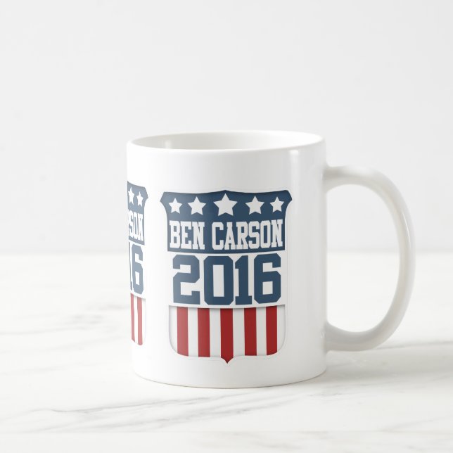 Caneca De Café Ben Carson Presidente 2016 (Direita)