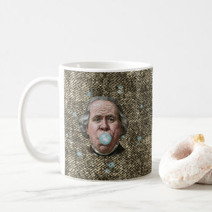 Caneca De Café Ben Franklin com pastilha elástica
