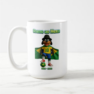Caneca De Café Ben-Hur Craque 10 com Capa da Bandeira