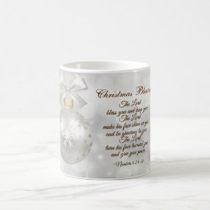 Caneca De Café Bênção de Natal Senhor Abençoe-o Números 6:24-26