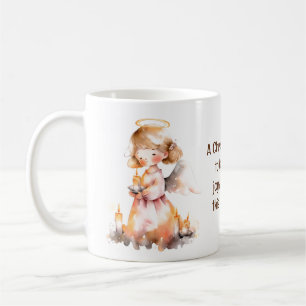 Caneca De Café Bênção do Anjo Natal