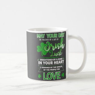 Caneca De Café Bênção Irlandesa Citações Sortudas Frases Dia de S