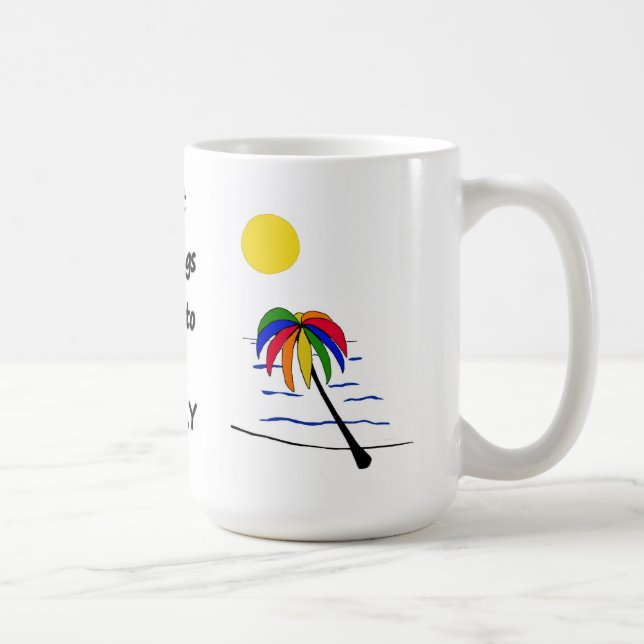 Caneca De Café Bênçãos Coloridas Positivas (Direita)