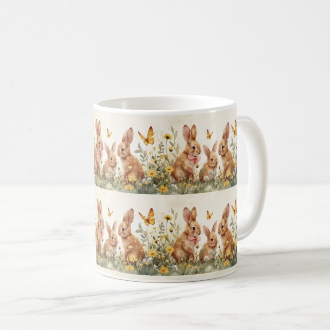 Caneca De Café Bênçãos da Páscoa: Delícias do Primavera (Frente Esquerda)