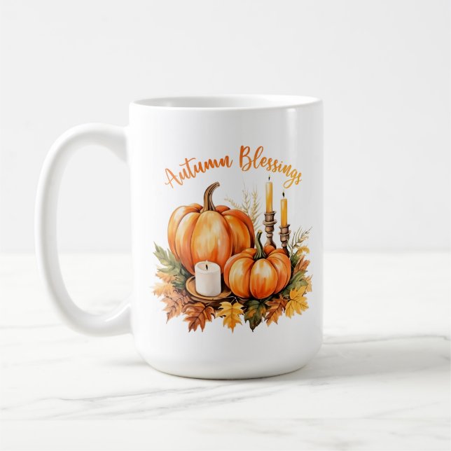 Caneca De Café Bênçãos de Outono (Esquerda)