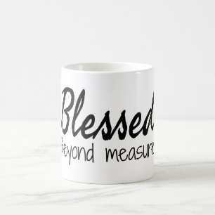 Caneca De Café Bendito Além da Medida