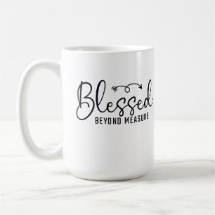 Caneca De Café Bendito Além da Medida