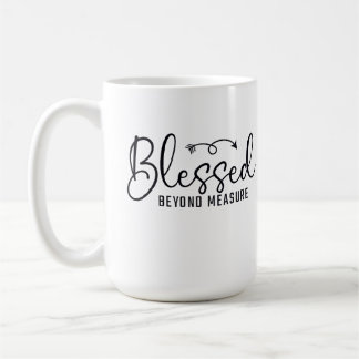 Caneca De Café Bendito Além da Medida