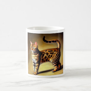 Caneca De Café Bengala Cat
