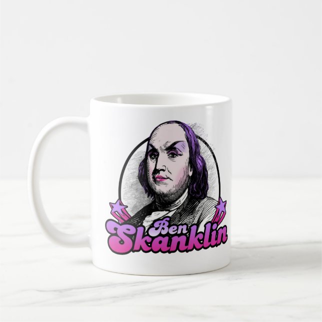 Caneca De Café Benjamin Skanklin (Esquerda)