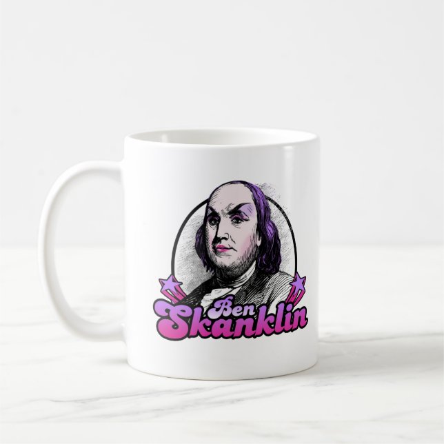 Caneca De Café Benjamin Skanklin (Esquerda)